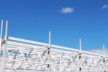 Bina, inşaat modern tarzı higt teknoloji