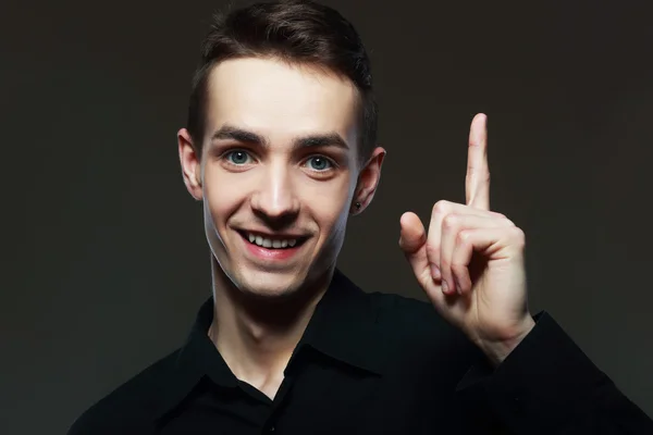 Smiling young man have an idea — Stock Photo, Image