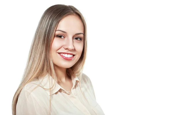 Jovencita sonriente —  Fotos de Stock