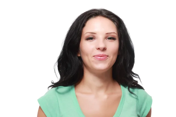 Woman  looking at camera and smiling — Stock Photo, Image