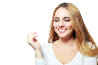 Gözleri gülüyor kadın 