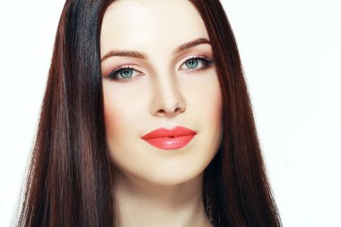  Genç güzel kadın.