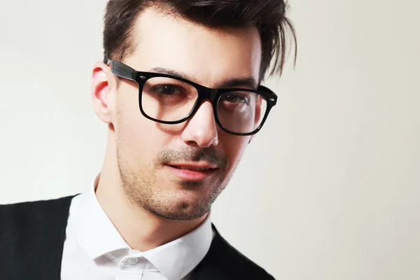 Young man with glasses — Stock Photo, Image