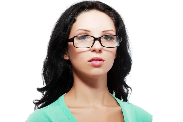 Junge Frau mit Brille — Stockfoto