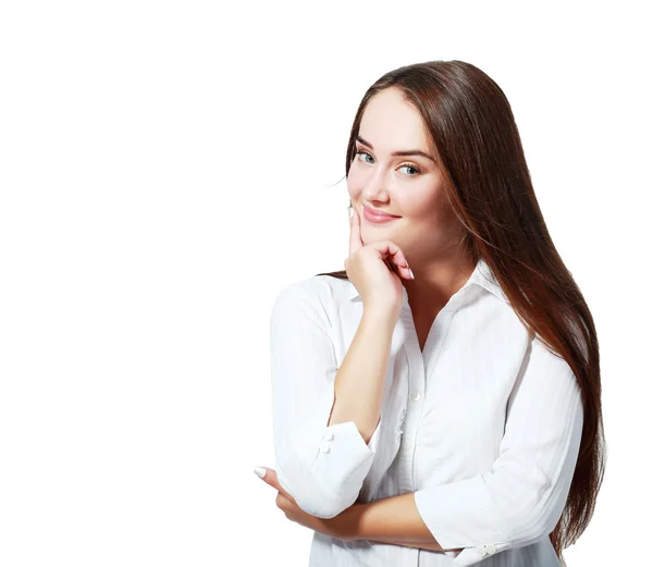 Mujer de negocios sonriente — Foto de Stock