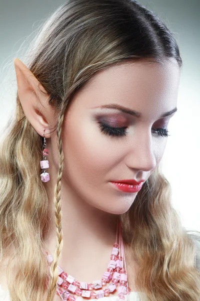 Young girl elf princess — Stock Photo, Image