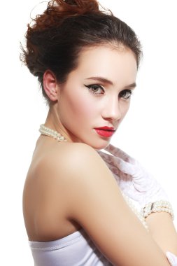 model glamour makyaj ile