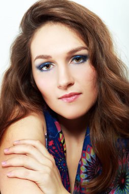 akşam Makyajlı kadın 