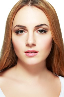 Güzel kadın yüzü