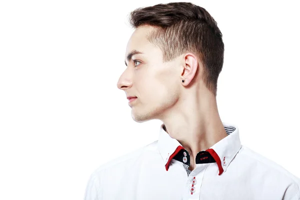 Young man looking sideways — Stock Photo, Image