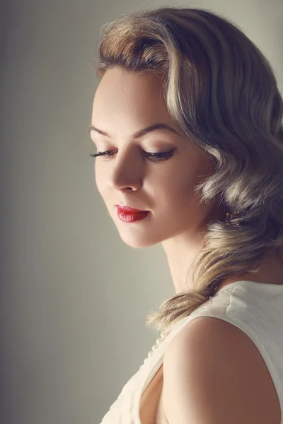 Retro Styled Soft Portrait — Stock Photo, Image