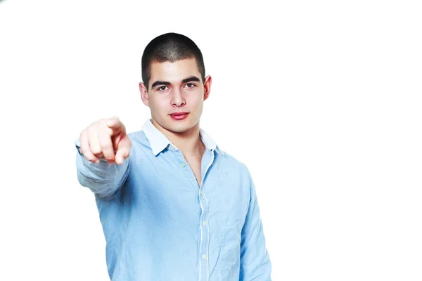 Pointing finger at you — Stock Photo, Image