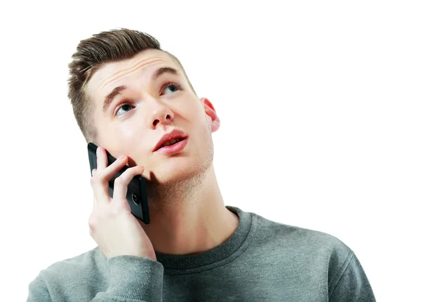 Young Man talking on the phone — Stock Photo, Image