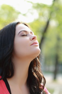 genç kadın zevk Güneş 