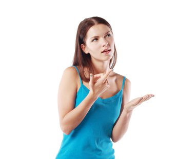 Kadın ellerinde sayma