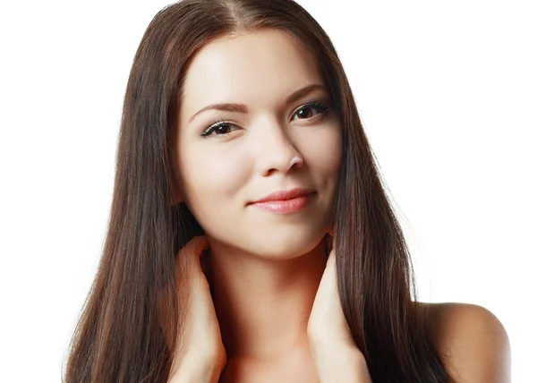 Beauté portrait de femme — Photo