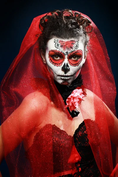 Halloween componen el cráneo de azúcar — Foto de Stock