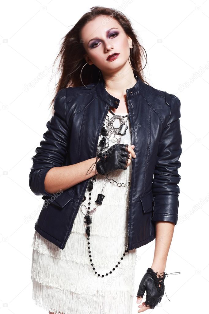 Rock woman model