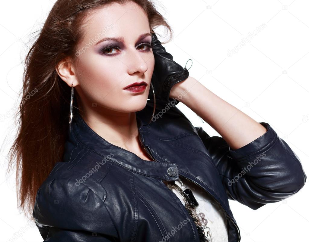 Rock woman model