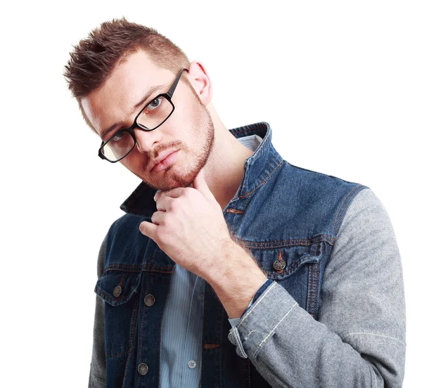 Man wearing glasses — Stock Photo, Image