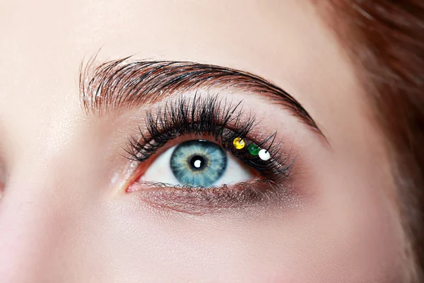 Gyönyörű asszonyos szem — Stock Fotó