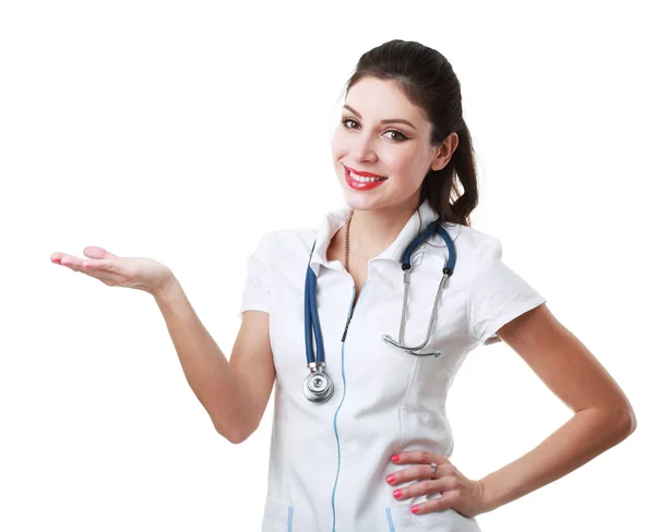 Doctor holding something — Stock Photo, Image