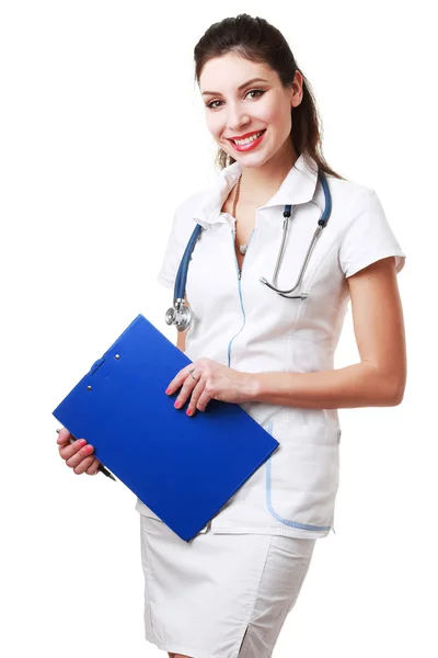 Doctor hold clipboard Stock Picture