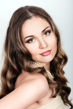 Güzel kadın model.