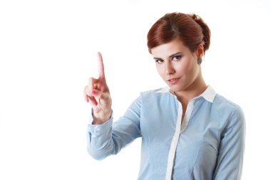 kadın itme düğmesini