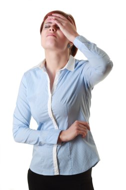 Genç kadın iyi değil