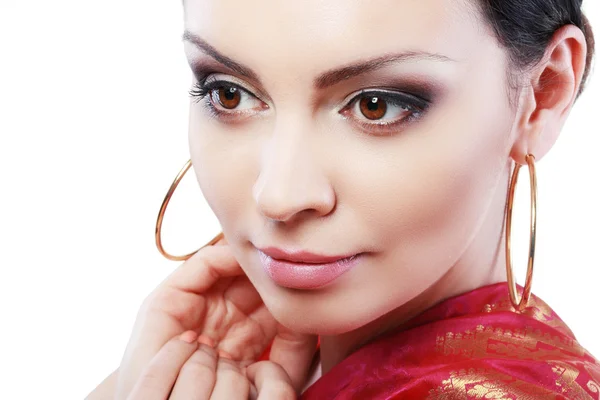 Indian woman face — Stock Photo, Image