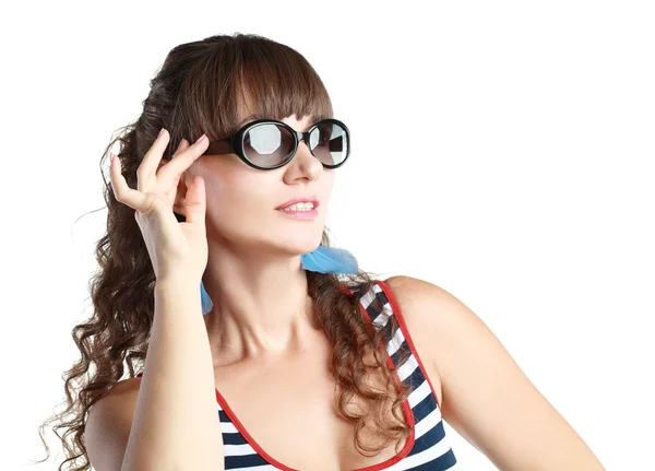 Mujer con gafas de sol — Foto de Stock