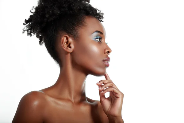 Mujer negra posando — Foto de Stock