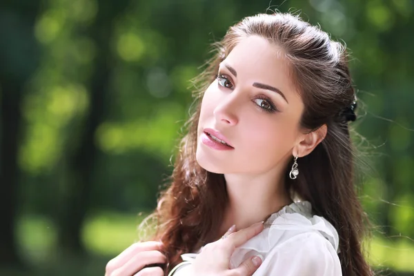 Beautiful Latin woman smiling — Stock Photo, Image