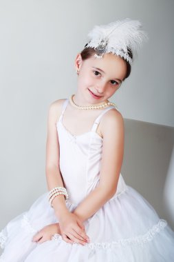 Şirin küçük kız.