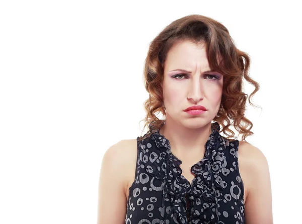 Young upset  woman — Stock Photo, Image