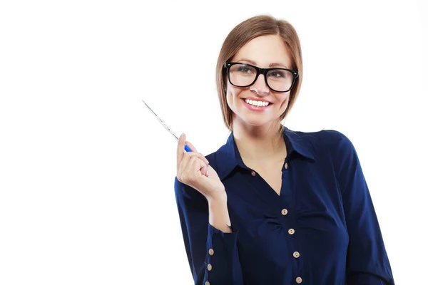 Retrato de mujer de negocios hermosa —  Fotos de Stock