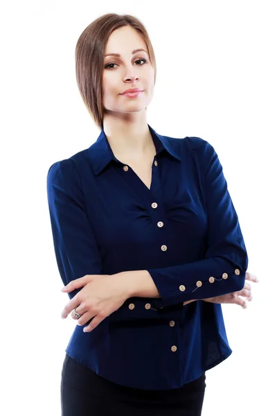 Retrato de mujer de negocios hermosa — Foto de Stock