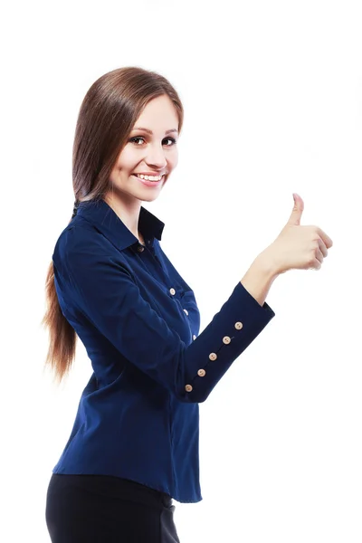 Retrato de mujer de negocios hermosa — Foto de Stock