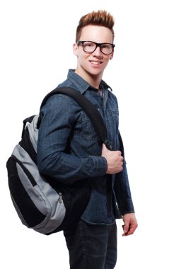 genç adam öğrenci