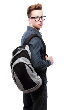 genç adam öğrenci