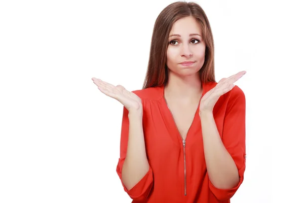 Ellerini uzatarak iş kadını