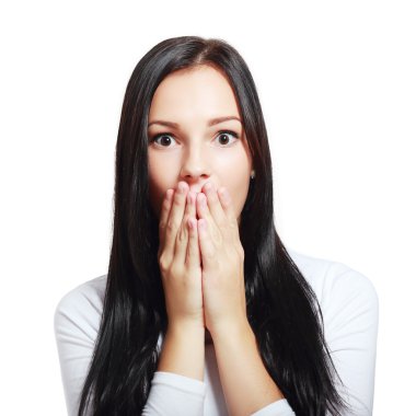 boşaltmak için işaret eden kadın