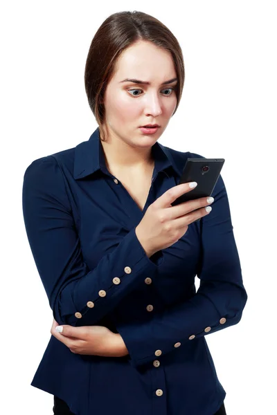 Funny young businesswoman — Stock Photo, Image