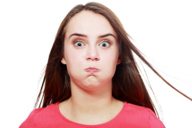 Nefesini tutan kadın