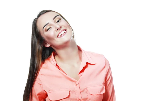 Sorrindo jovem mulher — Fotografia de Stock