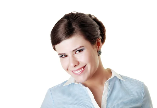 Mujer de negocios sonriente — Foto de Stock