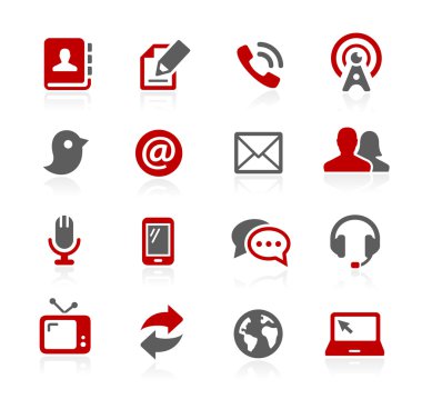 Communications Icons - Redico Series clipart