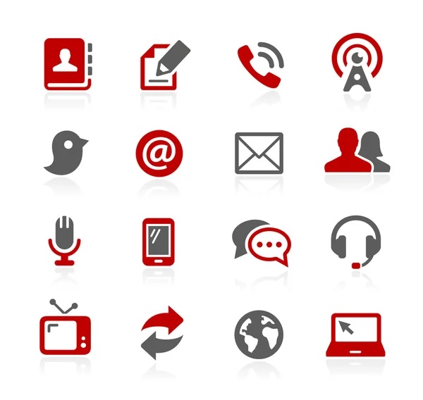 Communicatie Icons - Redico serie — Stockvector