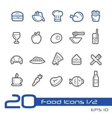 Gıda Icons - set 1 2 - line serisi